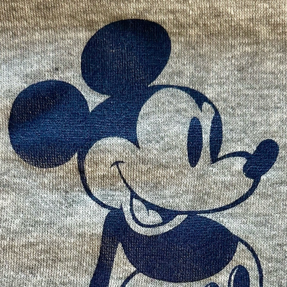 Vintage Authentic Rare Disney Casuals Mickey Mouse Raglan Sleeves Hoodie - Picture 3 of 11
